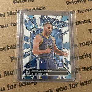 Stephen Curry ‘25 Donruss Optic “My House!” Insert Card No. 17